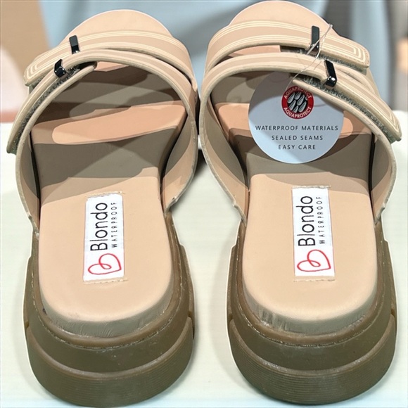 Blondo Women’s Nude Hugh Waterproof Sandals - Picture 2 of 6